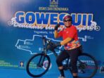 Hasmita penghobi sepeda GOBER Lampung jelajah hingga even di Yogya (foto: istimewa)