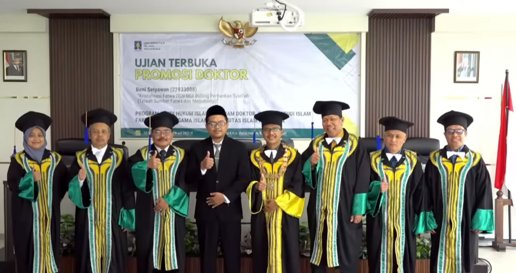 Beni Setyawan raih gelar Doktor Hukum Islam di UII (foto: istimewa)