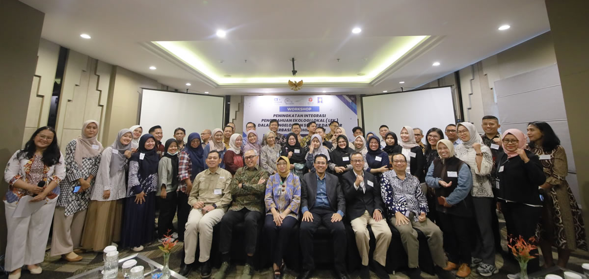 Peserta workshop Enhancing the Integration of Local Ecological Knowledge (LEK) in Ecohydrology-Driven Integrated Water Resource Management (foto: istimewa)