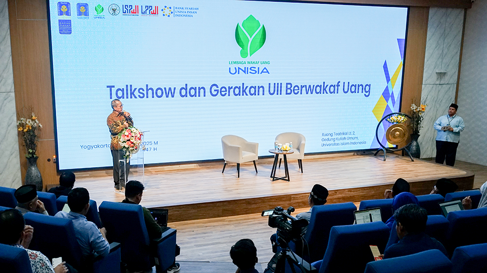 Talkshow dan Gerakan Wakaf Uang di Kampus UII (foto: UII)