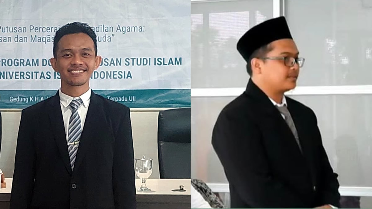 Dr. Nur Triyono dan Dr. Beni Setyawan lulus Program Doktor Hukum Islam UII IPK 4.0 Summa Cumlaude (foto: istimewa)