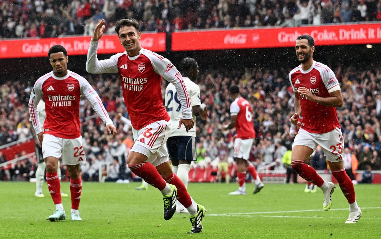 Zubmendi cetak brace saat Arsenal Kalahkan Nottingham Forest